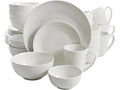 Home Ogalla 30 Piece Porcelain Dinnerware Set in White